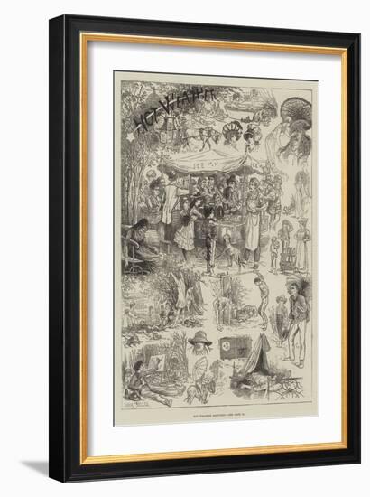 Hot Weather Sketches-Frank Feller-Framed Giclee Print