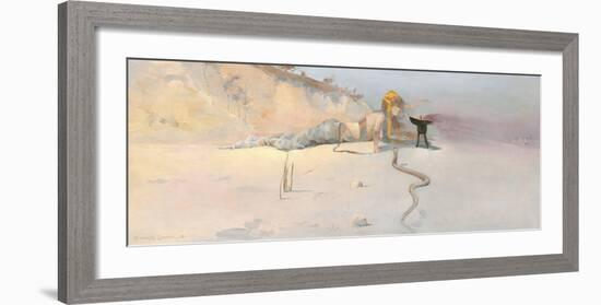 Hot Wind-Charles Conder-Framed Premium Giclee Print