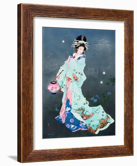 Hotarubi-Haruyo Morita-Framed Art Print