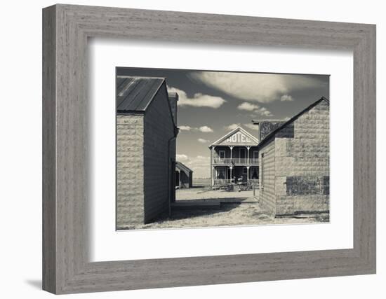 Hotel, 1880 Town, Pioneer Village, Stamford, South Dakota, USA-Walter Bibikow-Framed Photographic Print