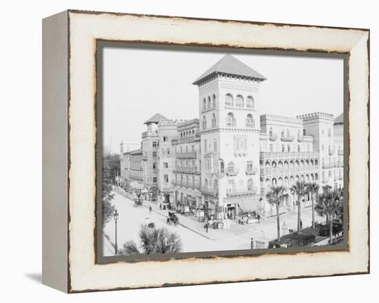 Hotel Alcazar and Annex, St. Augustine, Fla.-null-Framed Stretched Canvas