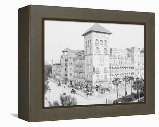 Hotel Alcazar and Annex, St. Augustine, Fla.-null-Framed Stretched Canvas