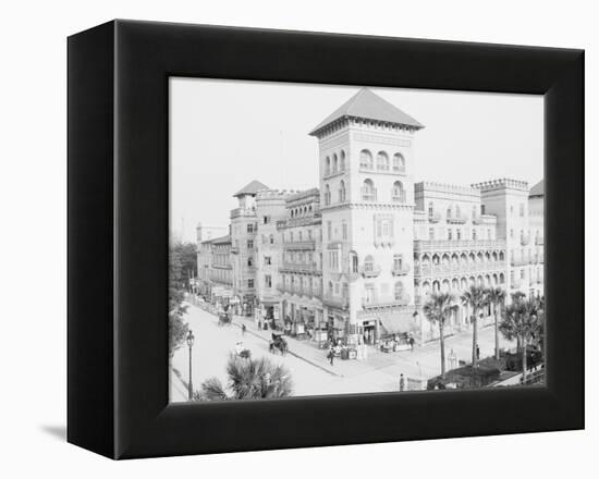 Hotel Alcazar and Annex, St. Augustine, Fla.-null-Framed Stretched Canvas