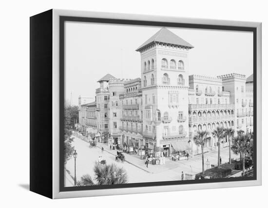 Hotel Alcazar and Annex, St. Augustine, Fla.-null-Framed Stretched Canvas