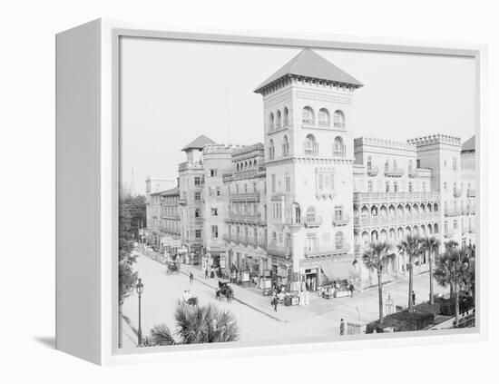 Hotel Alcazar and Annex, St. Augustine, Fla.-null-Framed Stretched Canvas