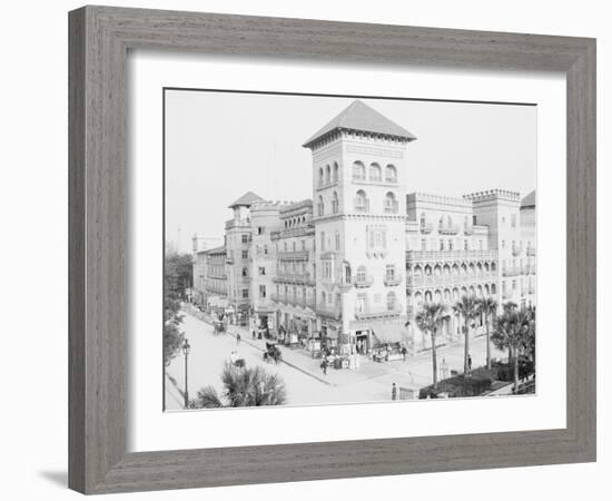 Hotel Alcazar and Annex, St. Augustine, Fla.-null-Framed Photo