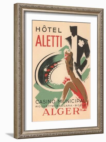 Hotel Aletti, Algerian Casino-null-Framed Art Print