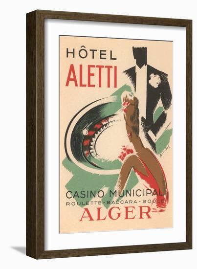 Hotel Aletti, Algerian Casino-null-Framed Premium Giclee Print