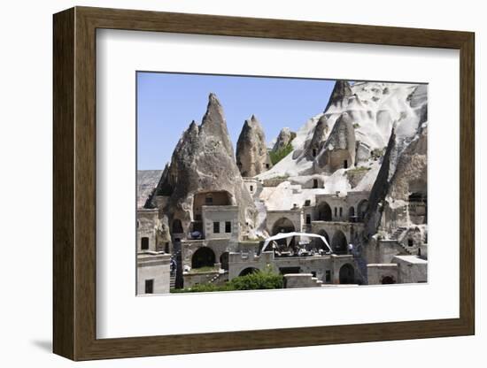 Hotel and Rock Formations, Goreme Town, Cappadocia, Turkey-Matt Freedman-Framed Photographic Print