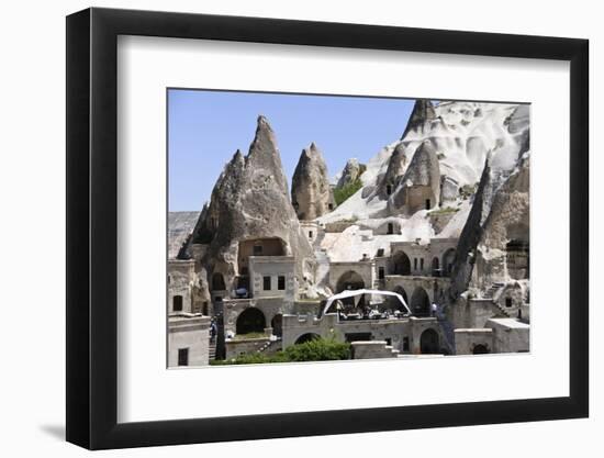 Hotel and Rock Formations, Goreme Town, Cappadocia, Turkey-Matt Freedman-Framed Photographic Print