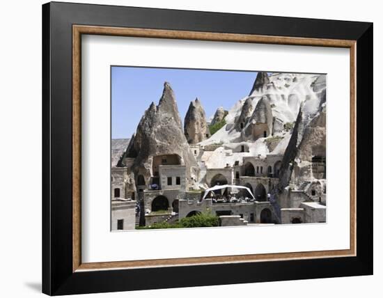 Hotel and Rock Formations, Goreme Town, Cappadocia, Turkey-Matt Freedman-Framed Photographic Print