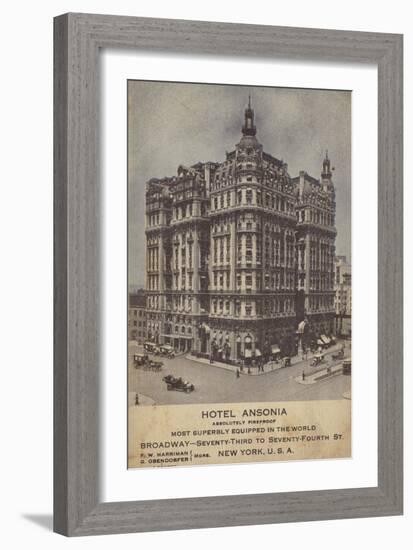 Hotel Ansonia, Broadway, New York City, USA-null-Framed Photographic Print