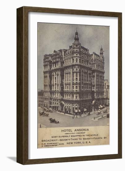 Hotel Ansonia, Broadway, New York City, USA-null-Framed Photographic Print