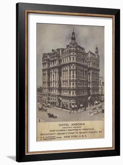 Hotel Ansonia, Broadway, New York City, USA-null-Framed Photographic Print