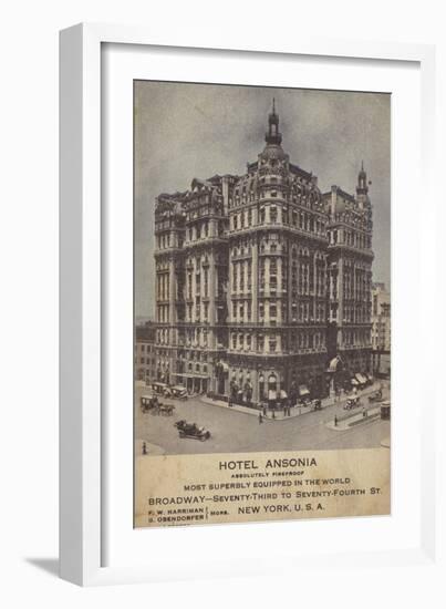 Hotel Ansonia, Broadway, New York City, USA-null-Framed Photographic Print