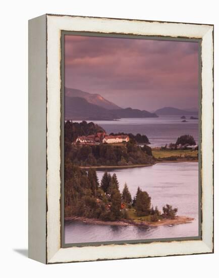 Hotel at the Lakeside, Llao Llao Hotel, Lake Nahuel Huapi, San Carlos De Bariloche-null-Framed Premier Image Canvas