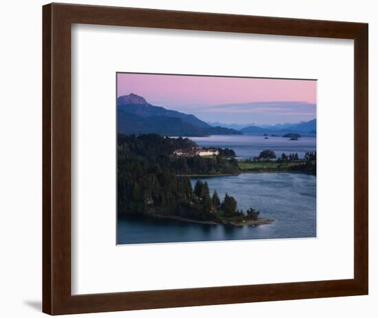 Hotel at the Lakeside, Llao Llao Hotel, Lake Nahuel Huapi, San Carlos De Bariloche-null-Framed Photographic Print