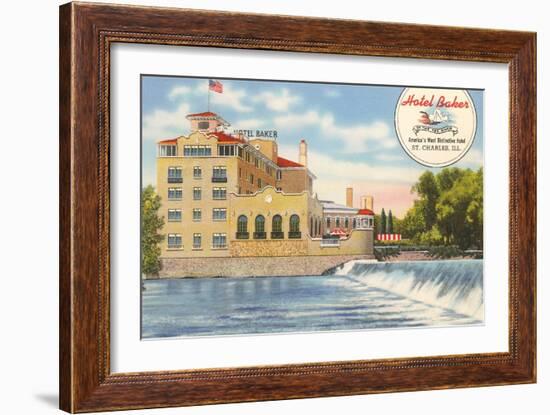 Hotel Baker, St. Charles-null-Framed Art Print