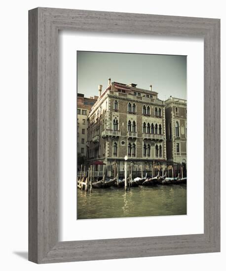 Hotel Bauer Palazzo, Grand Canal, Venice, Italy-Jon Arnold-Framed Photographic Print