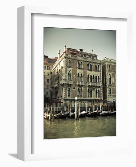 Hotel Bauer Palazzo, Grand Canal, Venice, Italy-Jon Arnold-Framed Photographic Print