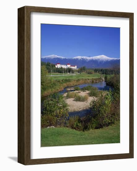 Hotel Below Mount Washington, White Mountains National Forest, New Hampshire, New England, USA-Rainford Roy-Framed Photographic Print