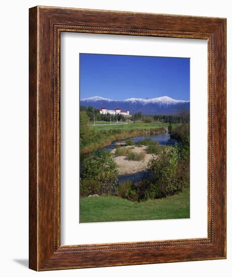 Hotel Below Mount Washington, White Mountains National Forest, New Hampshire, New England, USA-Rainford Roy-Framed Photographic Print