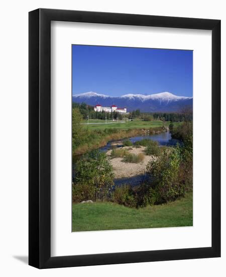 Hotel Below Mount Washington, White Mountains National Forest, New Hampshire, New England, USA-Rainford Roy-Framed Photographic Print