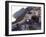 Hotel Between Fira and Imerovigli, Greece-Connie Ricca-Framed Photographic Print