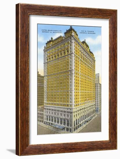 Hotel Book-Cadillac, Detroit, Michigan-null-Framed Art Print