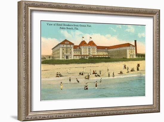 Hotel Breakers, Palm Beach, Florida-null-Framed Art Print