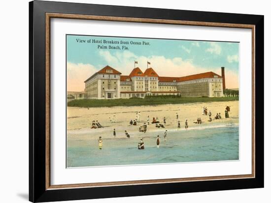 Hotel Breakers, Palm Beach, Florida-null-Framed Premium Giclee Print