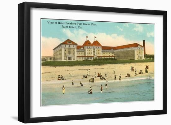 Hotel Breakers, Palm Beach, Florida-null-Framed Premium Giclee Print