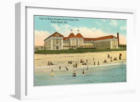 Hotel Breakers, Palm Beach, Florida-null-Framed Premium Giclee Print
