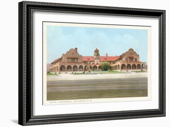 Hotel Castaneda, Las Vegas, New Mexico-null-Framed Premium Giclee Print