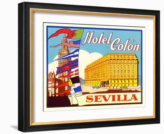 Hotel Colon, Sevilla-null-Framed Art Print