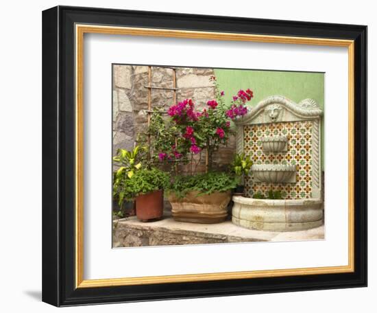 Hotel Courtyard, Guanajuato, Mexico-Merrill Images-Framed Photographic Print