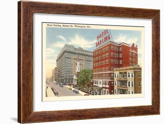 Hotel Darling, Wilmington, Delaware-null-Framed Premium Giclee Print