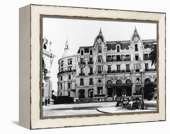 Hotel de Paris, Monte Carlo.-null-Framed Stretched Canvas