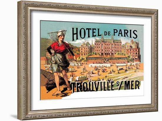 Hotel de Paris: Trouville-sur-Mer, c.1885-Théophile Alexandre Steinlen-Framed Art Print