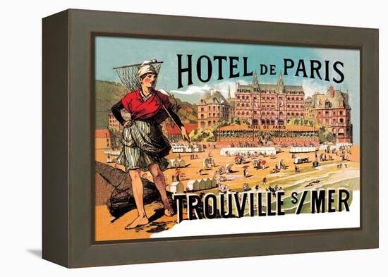 Hotel de Paris: Trouville-sur-Mer, c.1885-Théophile Alexandre Steinlen-Framed Stretched Canvas