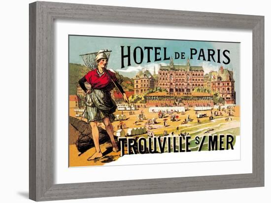 Hotel de Paris: Trouville-sur-Mer, c.1885-Théophile Alexandre Steinlen-Framed Art Print