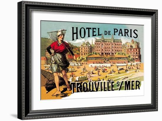 Hotel de Paris: Trouville-sur-Mer, c.1885-Théophile Alexandre Steinlen-Framed Art Print