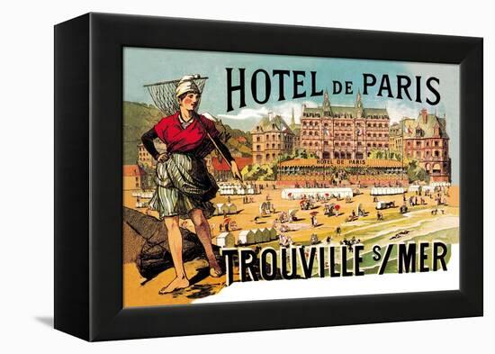 Hotel de Paris: Trouville-sur-Mer, c.1885-Théophile Alexandre Steinlen-Framed Stretched Canvas