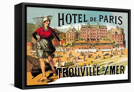 Hotel de Paris: Trouville-sur-Mer, c.1885-Théophile Alexandre Steinlen-Framed Stretched Canvas