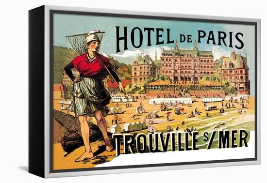 Hotel de Paris: Trouville-sur-Mer, c.1885-Théophile Alexandre Steinlen-Framed Stretched Canvas