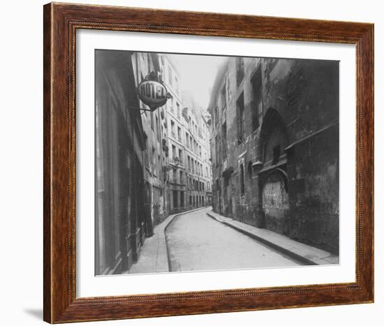 Hotel de Sens, rue de l'Hotel de Ville, Paris-Eugene Atget-Framed Giclee Print