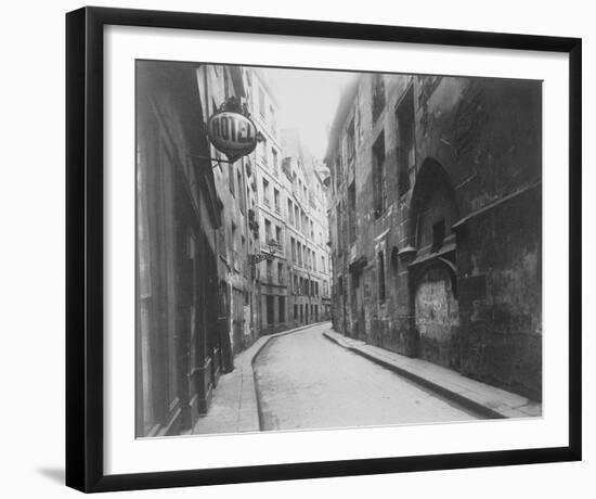 Hotel de Sens, rue de l'Hotel de Ville, Paris-Eugene Atget-Framed Giclee Print