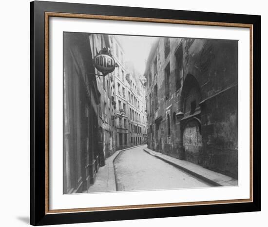 Hotel de Sens, rue de l'Hotel de Ville, Paris-Eugene Atget-Framed Giclee Print