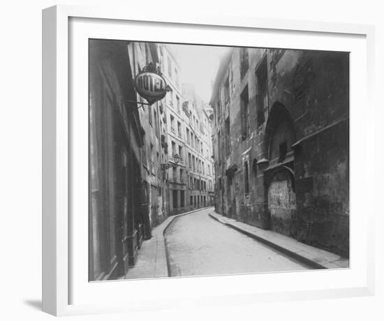 Hotel de Sens, rue de l'Hotel de Ville, Paris-Eugene Atget-Framed Giclee Print