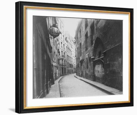 Hotel de Sens, rue de l'Hotel de Ville, Paris-Eugene Atget-Framed Giclee Print